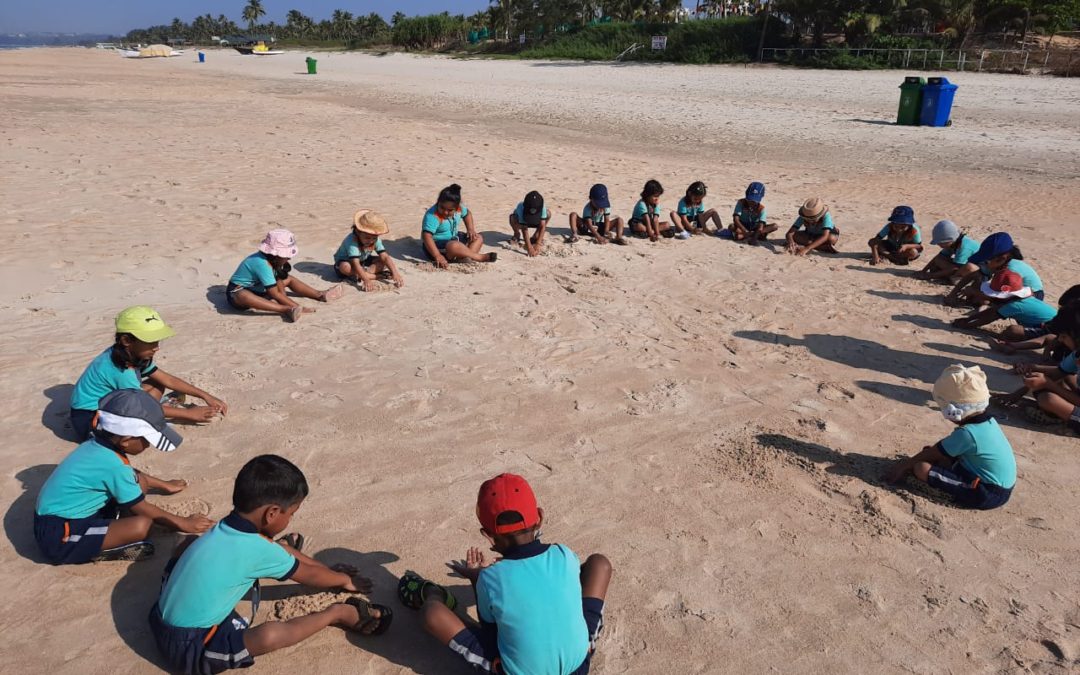 Toddlers Sand Castle Activity ( Utorda Beach)