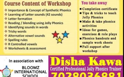 Jolly Phonics Workshop – 12th and 13th April